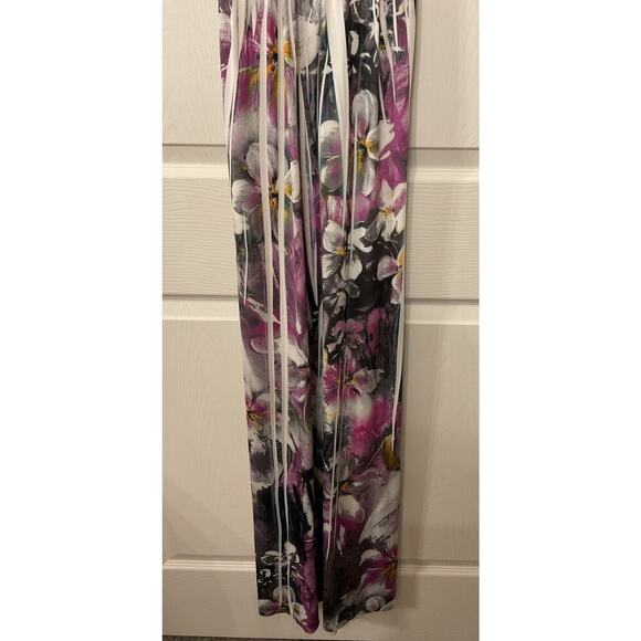 Doki Geki Women's Multicolor Floral Long Racerback Boho Maxi Dress, S - Picture 3 of 5